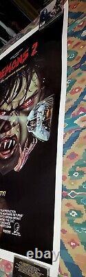 DEMONS 2 1987 Original One Sheet Movie Poster ROLLED Rare Excellent