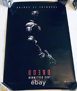 DREDD Original Movie Poster DS 27 X 40 Rolled Advance Preowned Ultra Rare