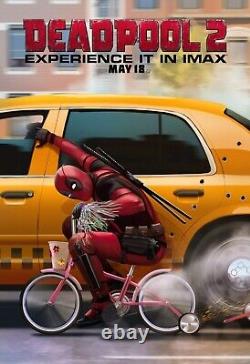 Deadpool 4x6 Bus Shelter DS Movie Poster Marvel Ryan Reynolds IMAX Exclusive