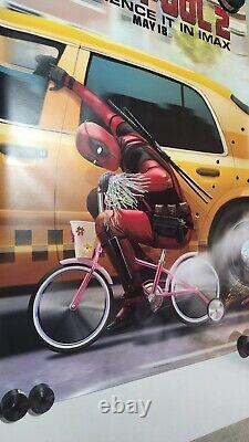 Deadpool 4x6 Bus Shelter DS Movie Poster Marvel Ryan Reynolds IMAX Exclusive