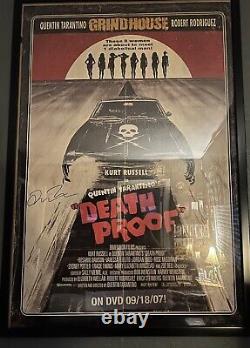 DeathProof 27x40 Poster Auto by Quinten Tarantino? Extremely Rare 2007