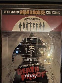 DeathProof 27x40 Poster Auto by Quinten Tarantino? Extremely Rare 2007