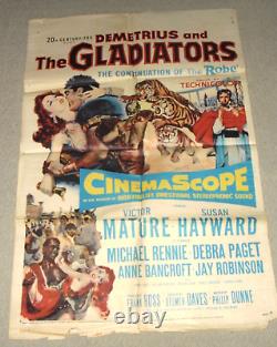 Demetrius and the Gladiators 1954 Original 1sh Movie Poster