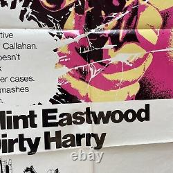 Dirty Harry Original One Sheet Movie Poster 1971 Clint Eastwood