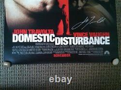 Domestic Disturbance 2001 Orig 1 Sheet Movie Poster Autographed By John Travolta
