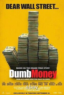 Dumb Money, 2023, 27 × 40 Original, DS, Rolled, Adv, One Sheet, Set of 2 Posters