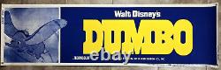 Dumbo R1972 Rerelease Original Banner Movie Poster 24 x 82