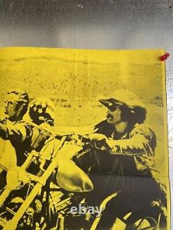 Easy Rider Original One Sheet Movie Poster 1969 Size 27 X 41
