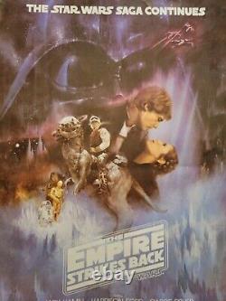 Empire Strikes Back 1980 Star Wars Movie Poster (Studio, Style A) One Sheet
