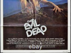 Evil Dead 1981 ORIGINAL 27X41 MOVIE POSTER BRUCE CAMPBELL ELLEN SANDWEISS Sp