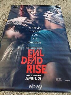 Evil Dead Rise original DS VINYL BUS SHELTER movie poster 48 X 72 2023