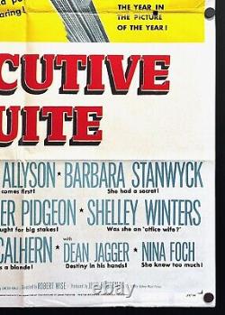 Executive Suite (1954) Original One Sheet Movie Poster Fine William Holden