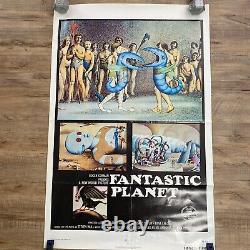 FANTASTIC PLANET Orig Movie Poster 27 x 41 in 1974 René Laloux Barry Bostwick