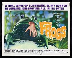 FROGS? CineMasterpieces ORIGINAL MOVIE POSTER FROG TOAD AMPHIBIAN HORROR 1972