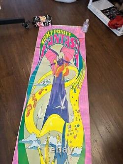 Fantasia Original One Sheet Movie Poster 1970 Disney Purple Devil