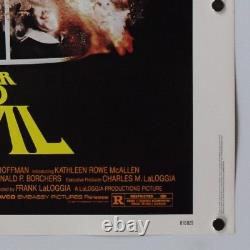 Fear No Evil 1981 Single Sided Movie Poster 30 x 40