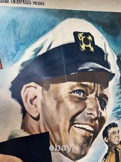Frank Sinatra in U112 Assault On A Queen Orig. Movie Poster On Canvas From Italy