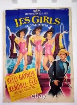 French movie poster Les Girls 47 x 63 original 1956 soubie art