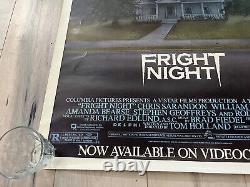 Fright Night Horror Movie Poster 1985 41x27 Movie Rental store