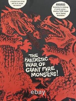 GIGANTIS THE FIRE MONSTER Orig. 1959 Insert Movie Poster HIROSHI KOIZUMI SIFI