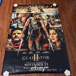 GLADIATOR II Denzel Washington Paramount Bus Stop Orig. Movie Poster 48x70i