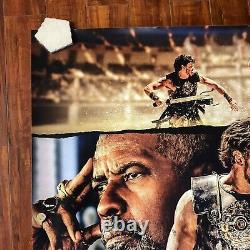 GLADIATOR II Denzel Washington Paramount Bus Stop Orig. Movie Poster 48x70i