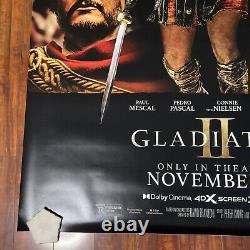 GLADIATOR II Denzel Washington Paramount Bus Stop Orig. Movie Poster 48x70i