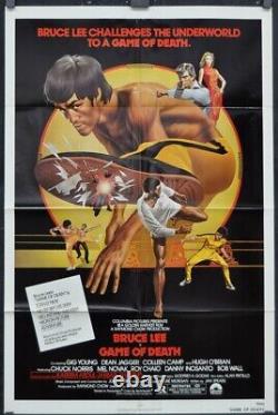 Game Of Death 1979 ORIG 27X41 MOVIE POSTER BRUCE LEE GIG YOUNG COLLEEN CAMP sp