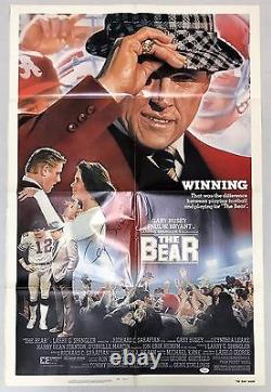 Gary Busey Autographed Original The Bear Movie Poster 41x27 JSA I67244
