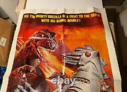 Godzilla vs Bionic Monster 1977 Sci-fi/Horror Movie Poster 27x41 early