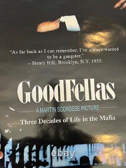 Goodfellas (1990) Original Movie Poster Rolled
