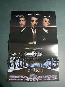 Goodfellas (1990) Original Movie Poster Single-sided (very Rare) 27x40 Folded