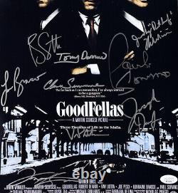 Goodfellas Multi Cast Signed 11x17 Movie Poster Photo Ray Liotta +8 Others JSA