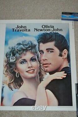 Grease 1978 Half Sheet 22x28 Orig Movie Poster CLEAN Ex Cond No Holes RARE