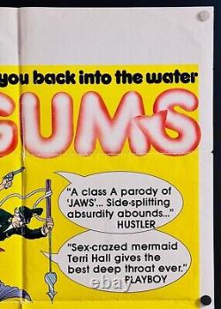 Gums (1976) Original One Sheet Movie Poster Fine Adult