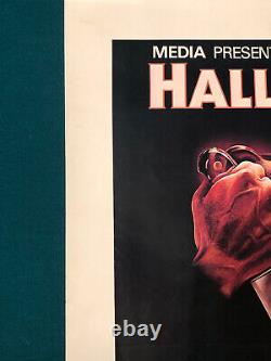 HALLOWEEN 1978 ORIGINAL 1st MEDIA VIDEO POSTER Horror JAMIE LEE CURTIS CARPENTER