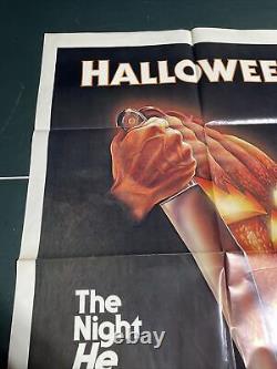HALLOWEEN 1sh Original Movie Poster 1978 Used In Theatre Extremely Rare 27x40