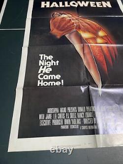 HALLOWEEN 1sh Original Movie Poster 1978 Used In Theatre Extremely Rare 27x40