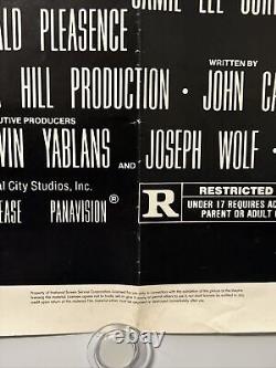 HALLOWEEN II Original One Sheet Movie Poster 1981 JAMIE LEE CURTIS