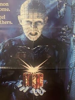 HELLRAISER Original One Sheet Movie Poster 1987 ANDREW ROBINSON & CLARE HIGGINS