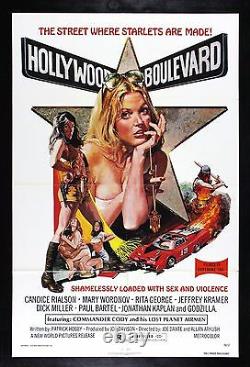 HOLLYWOOD BOULEVARD CineMasterpieces SEXPLOITATION OLD MOVIE POSTER STAR 1976