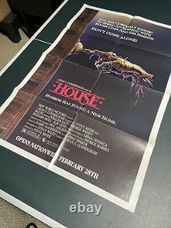 HOUSE (1985) ORIGINAL MOVIE POSTER 27x41 Folded
