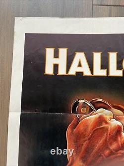 Halloween original one sheet movie poster 1978 blue ratings box horror