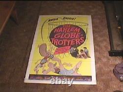 Harlem Globe Trotters 1957 Orig Movie Poster Basketball Great