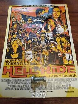 Hell Ride Larry Bishop Signed From the Pres (president) Original Movie Poster