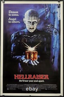 Hellraiser 1987 ORIG 27X41 ROLLED NM MOVIE POSTER ANDREW ROBINSON CLARE HIGGINS