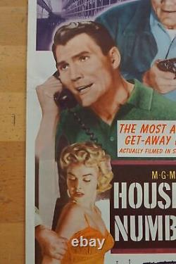 House of Numbers 1957 original insert movie poster cinema