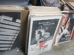 Huge Movie Poster Lobby Card Program Collection 75,000 + pcs. 1940 through 1990s