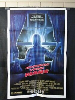 INVADERS FROM MARS 1986 Movie POSTER Special Hand Autographed