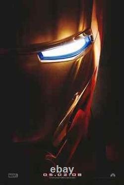 IRON MAN ADVANCE Double Sided Original Movie Poster 27×40 inch Authentic & RARE
